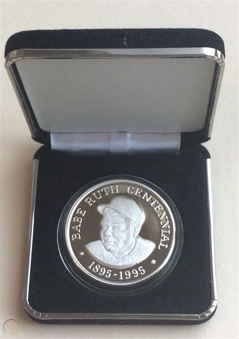 Babe Ruth Centennial Oz Ag Silver Proof Coin