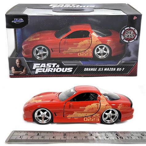 Jada Toys Fast And Furious Orange Julius Mazda Rx 7 132 Scale Ebay