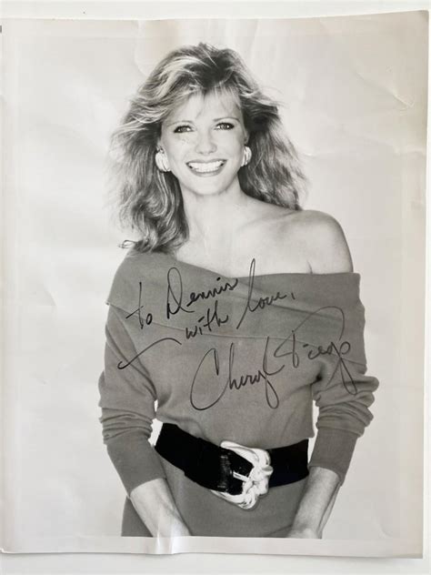 Cheryl Tiegs Signed Photo