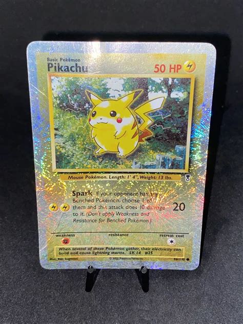 Pokemon Pikachu Reverse Holo Legendary Collection Blog Knak Jp