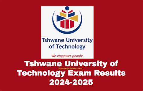 Tshwane University Of Technology Exam Results 2024 2025 TUT Online