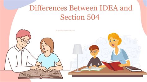 Eli5 The Major Differences Between Idea And Section 504 Number Dyslexia