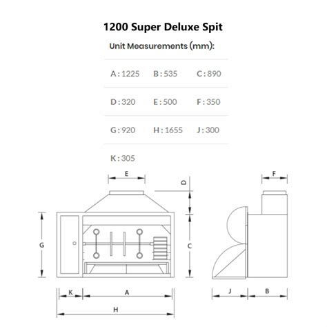 Home Fires Super Deluxe Spit Built In Braai Fire Empire