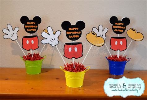 Mickey Mouse Clubhouse Theme Party Decoration Centerpiece SET OF