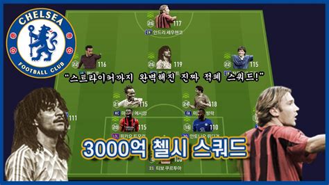 스트라이커까지 완벽해진 진짜 적폐 스쿼드 3000억 첼시 스쿼드 Youtube