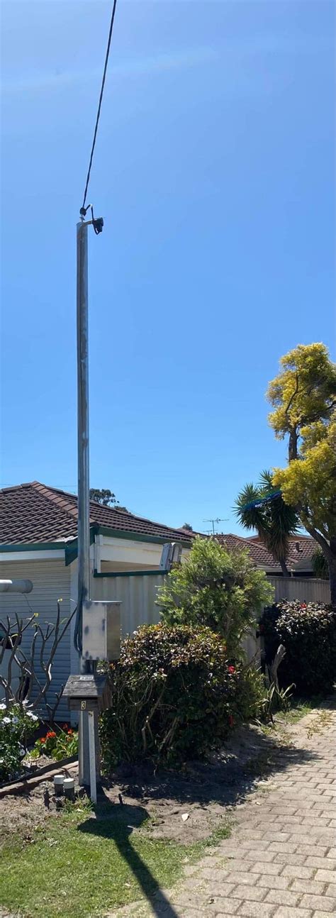 Power Pole Installation And Replacement Maylands Aspire Power Solutions