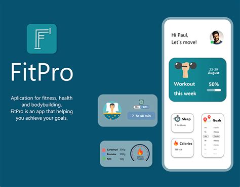 FitPro Fitness App UI Design Behance