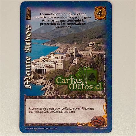 151 260 Monte Athos Mitos Y Leyendas Reino De Acero Cartas Mitos