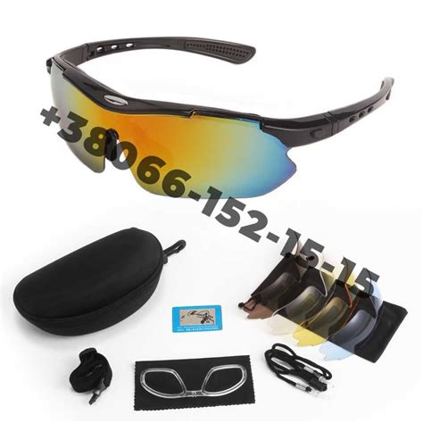 Солнцезащитные очки тактические Oakley с поляризацией 5 линз One siz+ ...