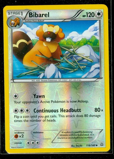 Bibarel Reverse Holo 118 Prices Pokemon Primal Clash Pokemon Cards