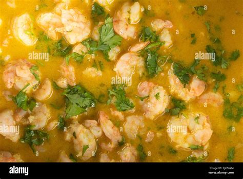 Top View Shrimp Moqueca Brazilian Traditional Food Stock Photo Alamy