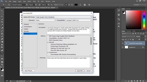 Save As Pdf File In Photoshop Goodlawpc