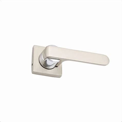 Atom O 35 Rose Mortise Handle Zinc Material Silver Satin Cy For Home Bedroom Doors At Rs