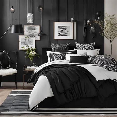 Top 12 Black Bedding Bedroom Ideas