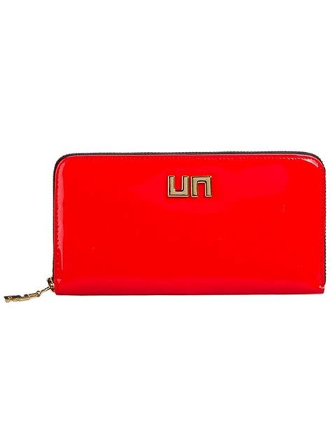 United Nude Duży Portfel Damski Zipper Wallet WZ5703A12 Czerwony