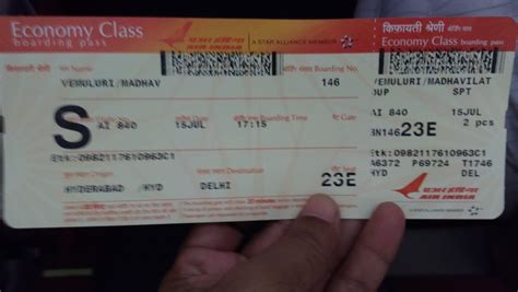 Zolmovies Boarding Pass Air India Ticket