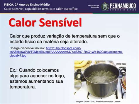 Calor Sens Vel Capacidade T Rmica E Calor Espec Fico Ppt