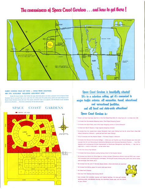 Florida Memory • Space Coast Gardens Brochure, ca. 1971