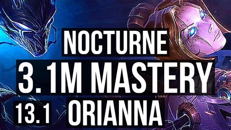 Nocturne Vs Orianna Mid M Mastery Games Kr