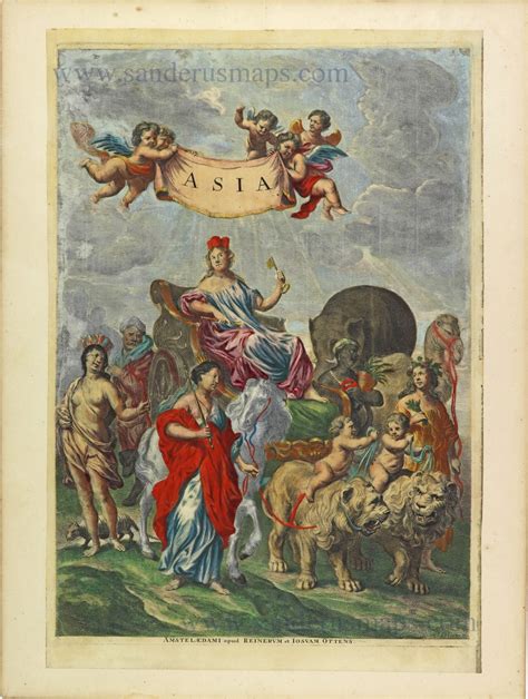 Allegorical Title Page By Joan Blaeu Published By Reinier Josua