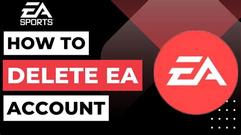 How To Delete Ea Account Youtube