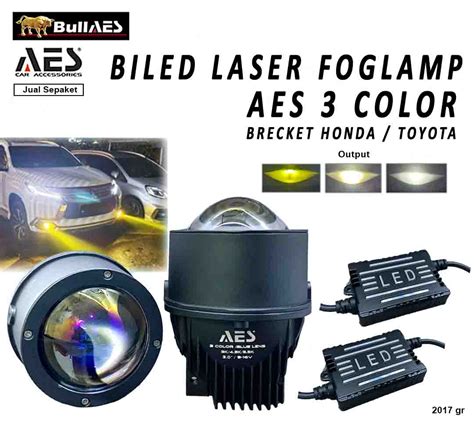 FOGLAMP BILED LASER AES 3 WARNA 3000K 4300K 6000K SETIA UTAMA BULLAES