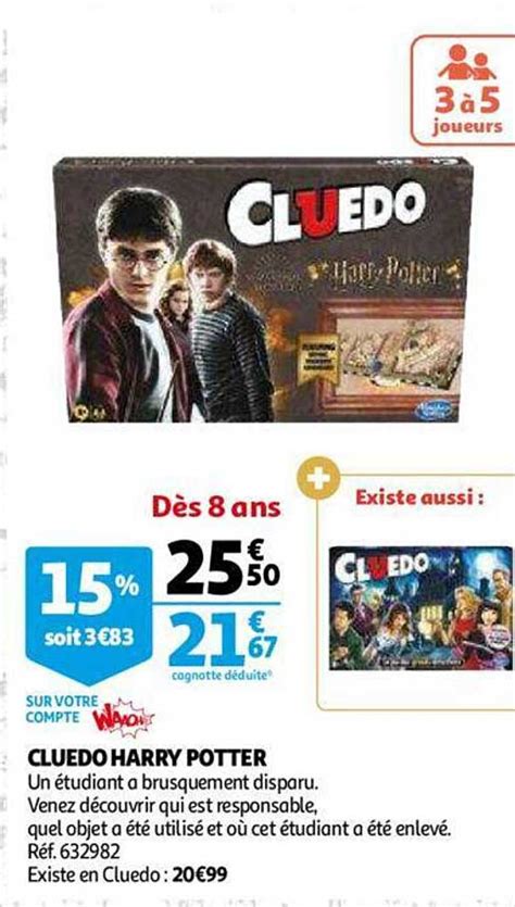 Promo Cluedo Harry Potter Chez Auchan Icatalogue Fr