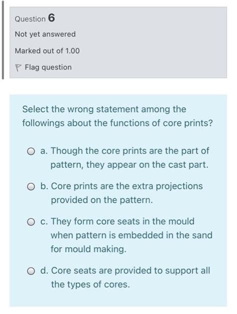 Solved Question Not Yet Answered Marked Out Of P Flag Chegg