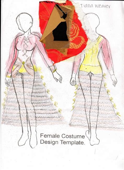 Theatre Costume Design Templates