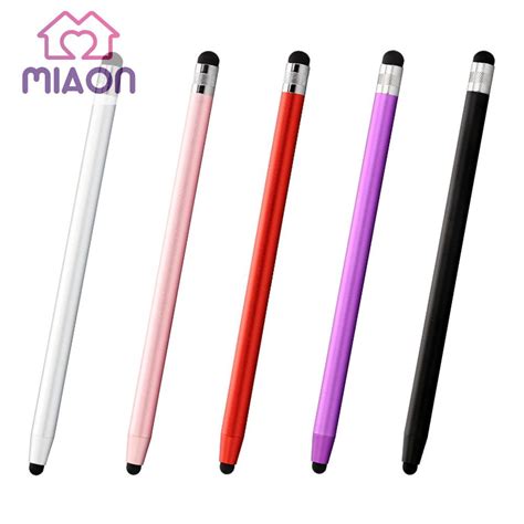 Touch Screen Stylus Pen 2 In 1 Rubber Tips Capacitive Stylus For Phone