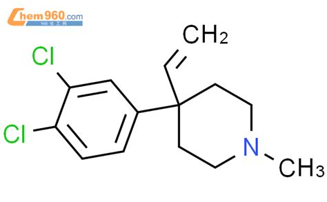 864755 49 7 PIPERIDINE 4 3 4 DICHLOROPHENYL 4 ETHENYL 1 METHYL 化学式