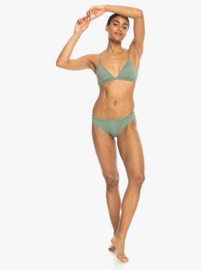 Roxy Pro The Take Off Braguita De Bikini De Cintura Baja Para Mujer