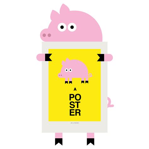 Rocket Wink Work Rocket Wink Supermarket Pig A Poster