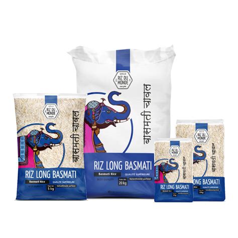 Grossiste Riz long basmati éléphant 5kg RIZ DU MONDE