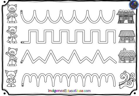 Fichas Para Trabajar La Grafomotricidad Y El Trazo 8 Imagenes Educativas