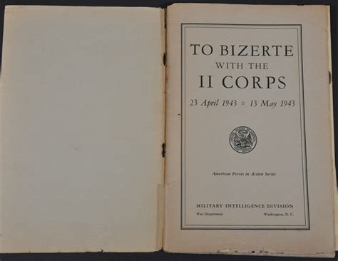 To Bizerte With The Ii Corps Curtis Wright Maps