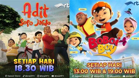 Jadwal Acara Rtv Hari Ini Rabu Juni Ada Ejen Ali Boboiboy