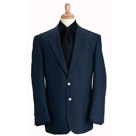 Blazer homme club veste droite Coupe classique entièrement doublé