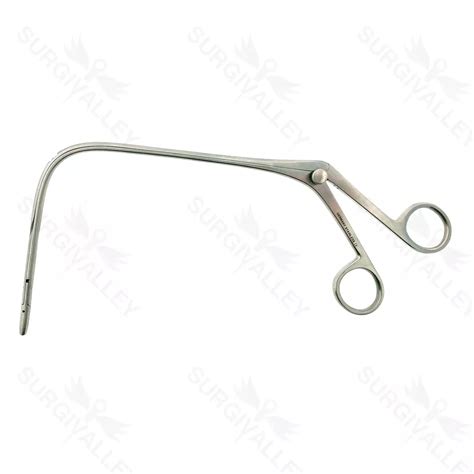 Jurasz Laryngeal Forceps Straight 19 Cm Rounger Plastic Surgery Instruments