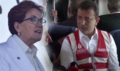 Son dakika Ekrem İmamoğlu ndan Meral Akşener in o sözlerine ilk