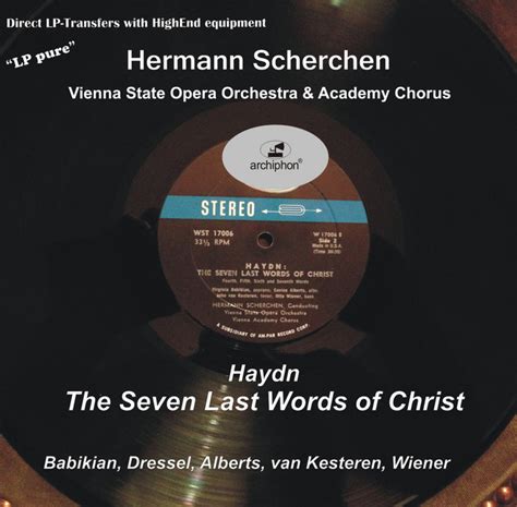 Scherchen Conducts Haydn The Seven Last Words Of Christ Lp Pure Vol