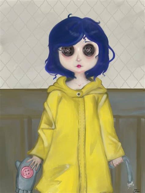 Coraline With Buttons Eyes Just Still There By Coraline67 On