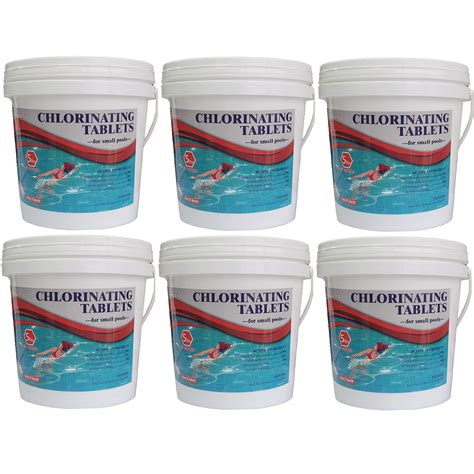 Bitoushi Pool Chlorine Tablets Lbs Long Lasting Stabilized