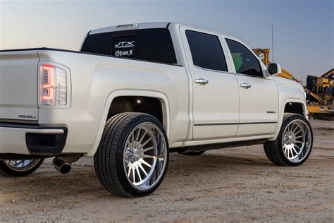 Leveled Gmc Sierra Denali On 24x12 Inch Jtx Forged Wheels Jtx Forged