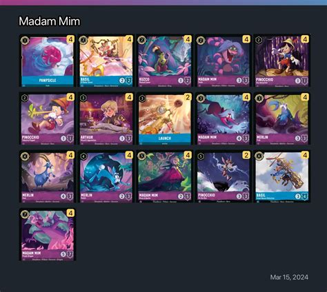 Madam Mim Lorcana Deck • Lorcanagg