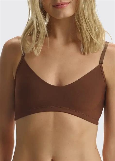 Commando Butter Wire Free Bralette Toffee Editorialist