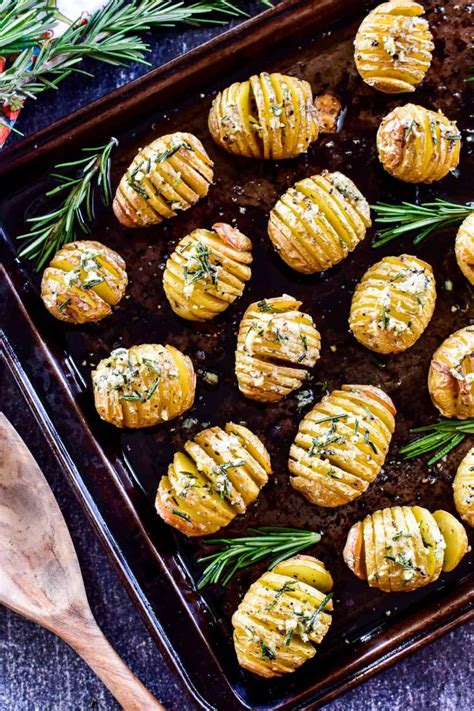 Garlic Herb Hasselback Potatoes Artofit