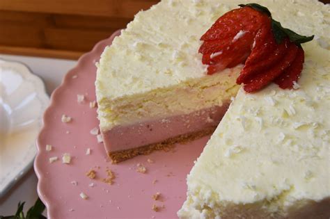 Cocinando Para La Felicidad Tarta Sin Horno De Chocolate Blanco Y Fresas