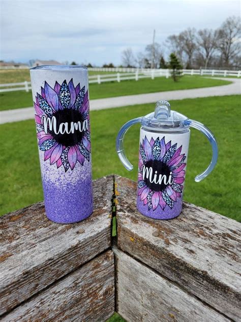 Mommy And Me Tumbler Set 20 Oz Stainless Steel Etsy