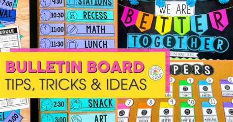 Bulletin Board Tips, Tricks & Ideas - Lucky Little Learners